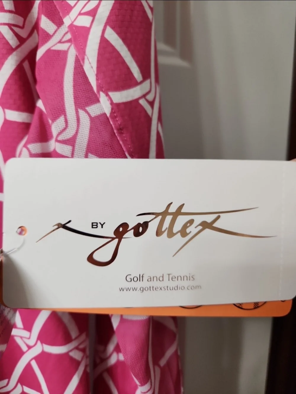 Gottex Pink Tie Matching Skort Set